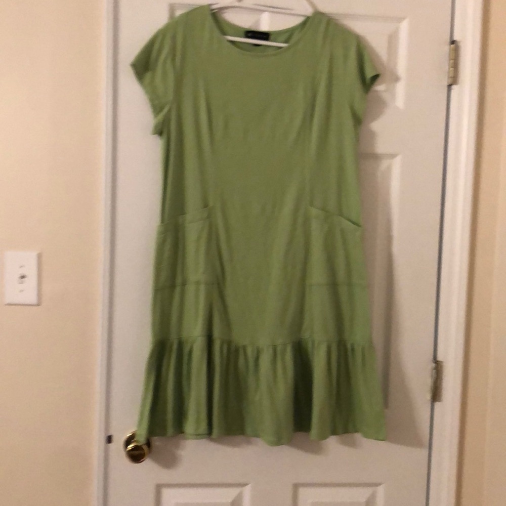 N touch Apple Green Casual Dress